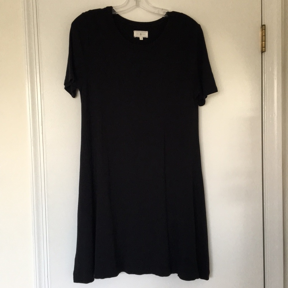 Loft Lou and Grey Black Short Sleeve Dress Size S